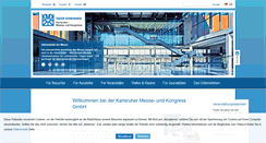 Desktop Screenshot of messe-karlsruhe.de